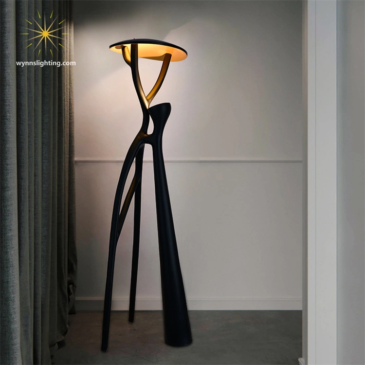 Modelling Lamp Sookie Unique Human Abstract Sculptural Lighting LED Standing Floor Lamp for Home Hotel Villa Indoor Decor